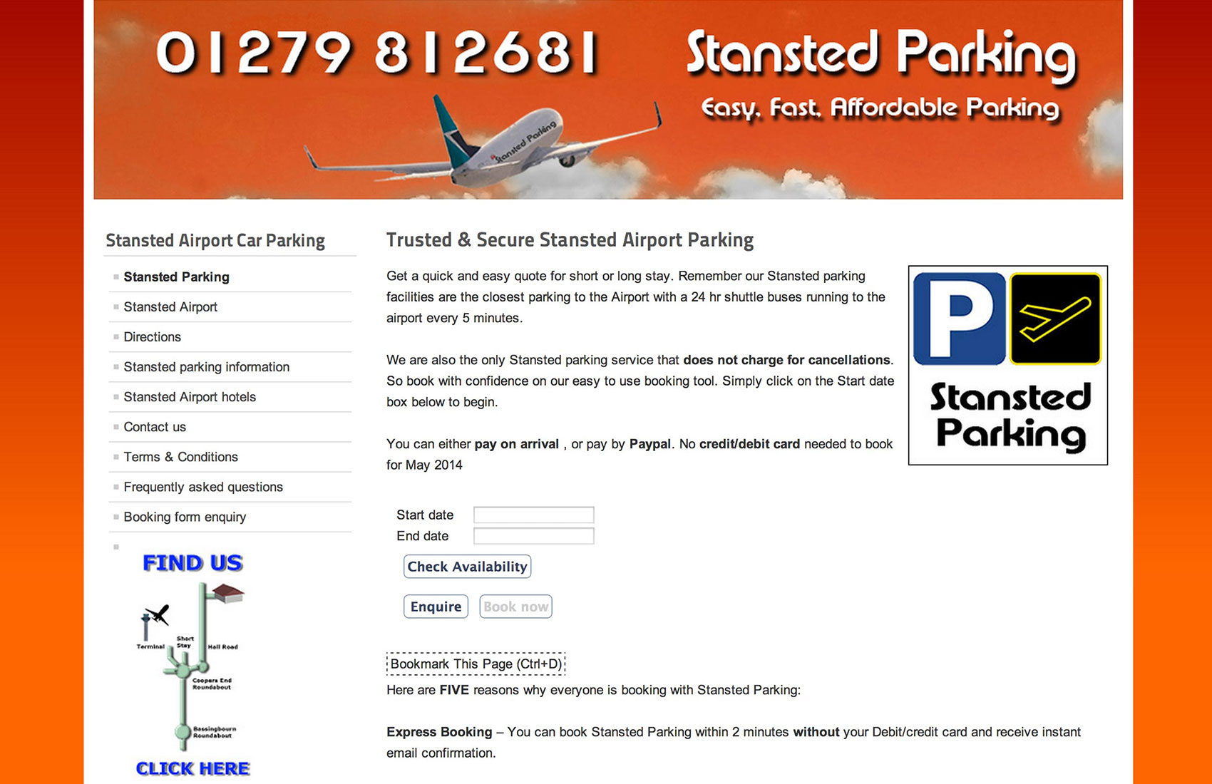 Stansted Parking-logo