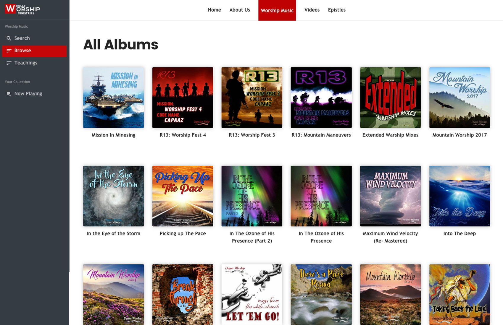 Wholly Worship Music App-logo