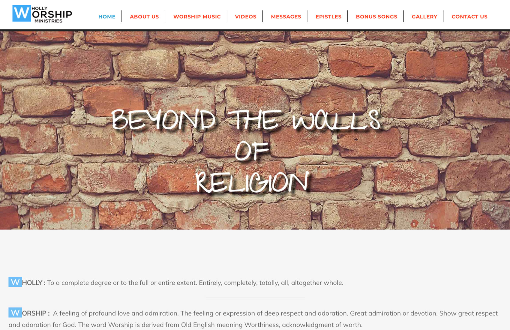 Wholly Worship Ministries-logo